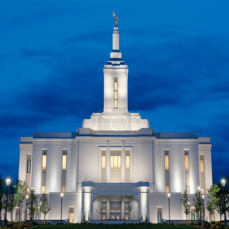 Pocatello Idaho LDS Tempelbau Mormonenkirche Jesu Christi Sakrales religiöses Gebäude