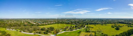 Photo for Aerial photo Town of Davie Community Garden - Royalty Free Image