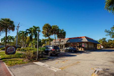 Photo for Davie, FL, USA - January 12, 2023: Photo of Burger King Davie Road - Royalty Free Image