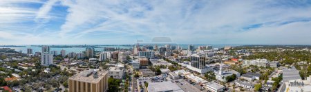 Téléchargez les photos : Aerial panorama Downtown Sarasota Florida - en image libre de droit
