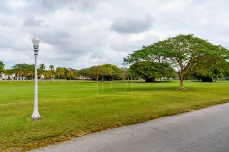 Foto de Nature scene at the Granada Golf Course Coral Gables Miami Florida - Imagen libre de derechos
