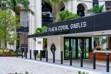 Photo for Coral Gables, FL, USA - January 28, 2023: Photo of The Plaza Coral Gables - Royalty Free Image