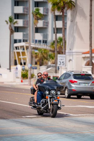 Foto de Daytona, FL, USA - 10 de marzo de 20223: Daytona Beach FL Bike Week Spring Break reunión anual de motocicletas - Imagen libre de derechos