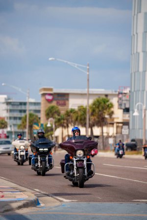 Foto de Daytona, FL, USA - 10 de marzo de 20223: Daytona Beach FL Bike Week Spring Break reunión anual de motocicletas - Imagen libre de derechos