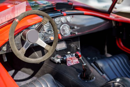 Photo for Image of a race car interior - Royalty Free Image