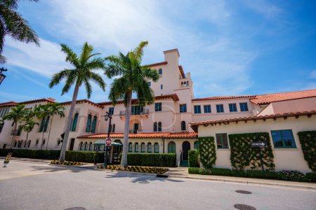 Foto de Palm Beach, FL, USA - 11 de mayo de 2023: Edificio histórico en Palm Beach FL USA - Imagen libre de derechos