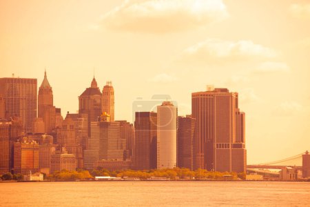 Photo for Photo of New York covered in orange haze from 2023 Canada fires - Royalty Free Image