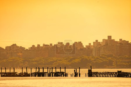 Photo for Scene in New York 2023 from hazardous air Canada fires - Royalty Free Image