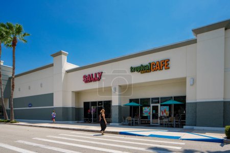 Photo for Stuart, FL, USA - July 1, 2023: Shops at Pineapple Commons Stuart Florida - Royalty Free Image