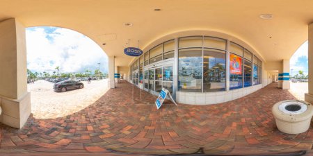 Photo for Hallandale, FL, USA - July 18, 2023: 360 panoramic equirectangular photo of Ross Dress For Less retail store - Royalty Free Image