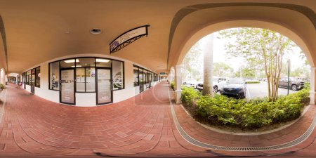 Photo for Weston, FL, USA - July 17, 2023: 360 panorama equirectangular photo of Lovely Eyebrows and Spa - Royalty Free Image