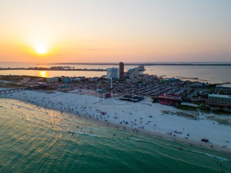 Photo for Pensacola Beach Florida beautiful sunsets - Royalty Free Image