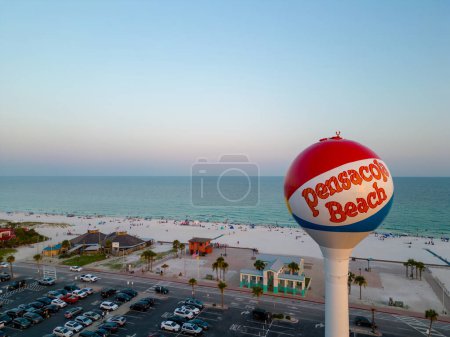 Photo for Pensacola Beach Florida USA water tower - Royalty Free Image