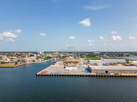 Photo for Aerial photo Port of Pensacola circa 2023 - Royalty Free Image