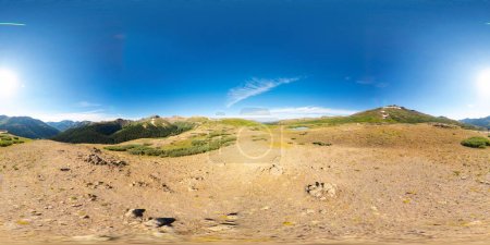 Photo for 360 equirectangular photo Independence Pass Continental Divide Twin Lakes Colorado - Royalty Free Image