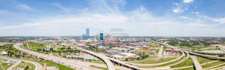 Téléchargez les photos : Autoroutes panoramiques aériennes vers Oklahoma City OK vers 2023 - en image libre de droit