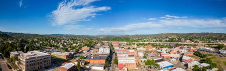 Téléchargez les photos : Photo panoramique aérienne Trinidad Colorado une ville historique - en image libre de droit