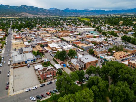 Foto de Tiendas históricas Salida Colorado USA Verano 2023 - Imagen libre de derechos