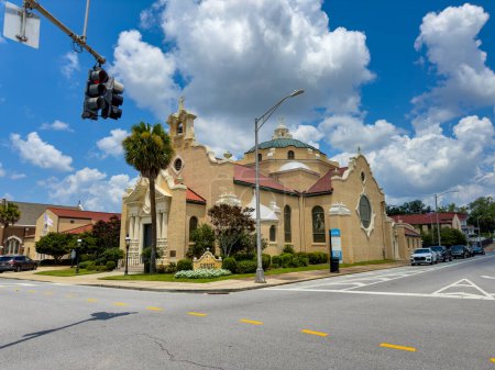 Foto de Pensacola, FL, Estados Unidos - 21 de julio de 2023: Foto de Christ Episcopal Church Pensacola Florida - Imagen libre de derechos