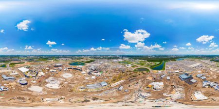 Foto de Orlando, FL, USA - 1 de agosto de 2023: Universal Epic Universe en construcción Orlando Florida USA - Imagen libre de derechos
