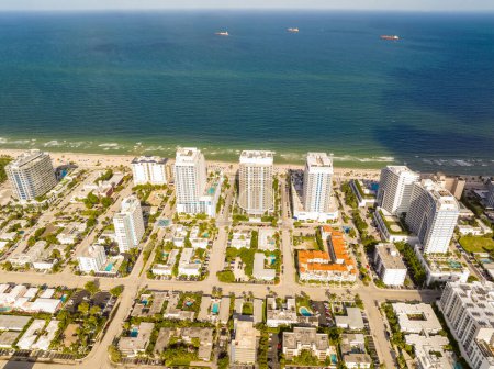 Téléchargez les photos : Hôtels à Fort Lauderdale Beach en Floride - en image libre de droit