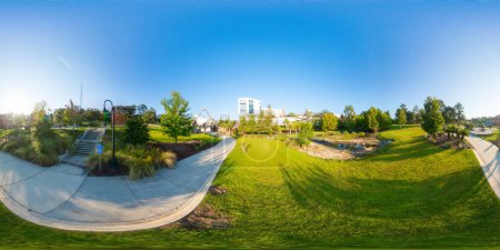 Photo for 360 photo Cascades Park Downtown Tallahassee Florida circa 2023 - Royalty Free Image