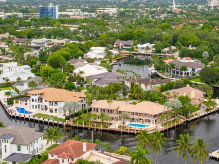 Téléchargez les photos : Fort Lauderdale, Floride, États-Unis - 9 octobre 2023 : Photo aérienne du footballeur professionnel argentin Lionel Leo Messi à Fort Lauderdale en Floride - en image libre de droit