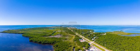 Foto de Panorama aéreo Florida Claves naturaleza y paisaje marino - Imagen libre de derechos