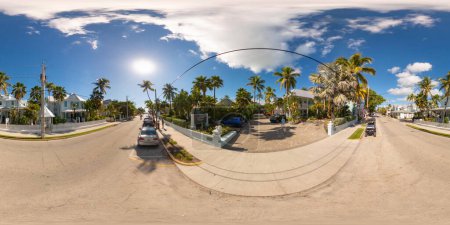 Téléchargez les photos : Key West, FL, États-Unis - octobre 21, 2023 : Southernmost Beach Resort Key West 360 équirectangulaire photo de stock - en image libre de droit