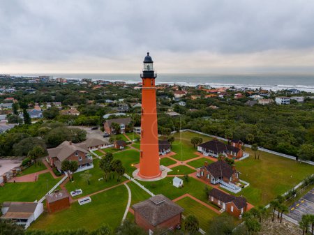 Téléchargez les photos : Photo De Drone Aérienne Ponce De Leon Lighthouse Inlet Floride États-Unis - en image libre de droit