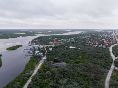 Téléchargez les photos : Image en stock phare à Ponce Inlet Floride USA - en image libre de droit