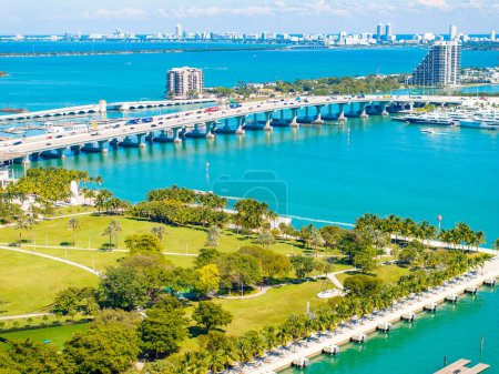 Foto de Museo Park Downtown Miami Florida foto aérea - Imagen libre de derechos