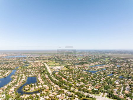 Photo for Parkland Florida aerial stock photo 2024 - Royalty Free Image