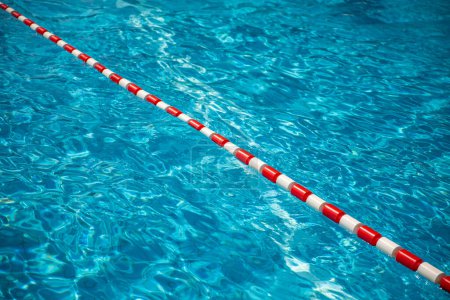 Photo for Sport swimming pool water surface nobody in water - Royalty Free Image