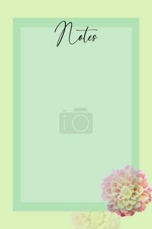 Photo for Pretty garden planner journal note page for organizing ideals with blank space. - Royalty Free Image
