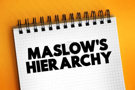 Téléchargez les photos : Théorie conceptuelle de la Hiérarchie de Maslow sur la motivation humaine pour les présentations et les rapports - en image libre de droit