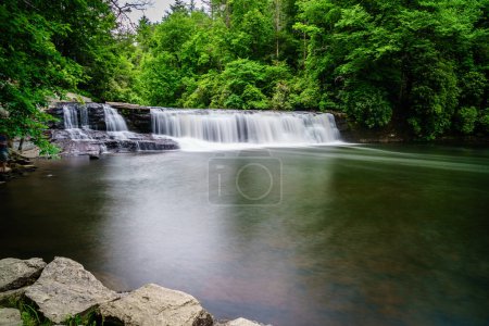 Photo for Scenic view of Hooker Fall in North Carolina - Royalty Free Image