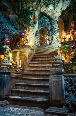 Photo for Stairway in Huyen Khong Cave on the Marble Mountain in Vietnam - Royalty Free Image