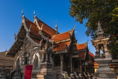 Téléchargez les photos : Wat Muen San, the second silver temple in chiang mai, thailand - en image libre de droit