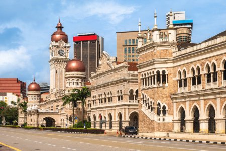 Foto de Edificio sultán abdul samad en la Plaza de la Independencia en Kuala Lumpur, Malasia - Imagen libre de derechos
