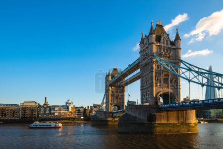 Photo for Tower Bridge by river thames  in London, england, UK - Royalty Free Image