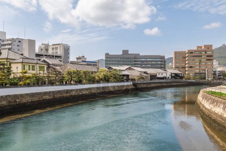 Téléchargez les photos : Nagasaki Dejima, une île artificielle à Kyushu, Japon - en image libre de droit