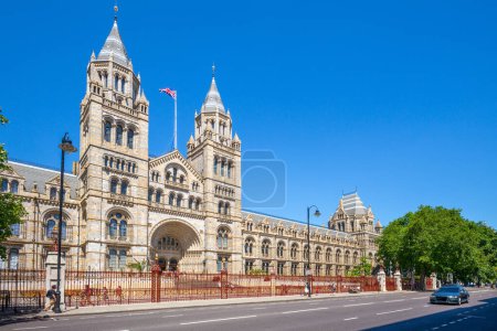 Photo for Facade view of Natural History Museum in London - Royalty Free Image