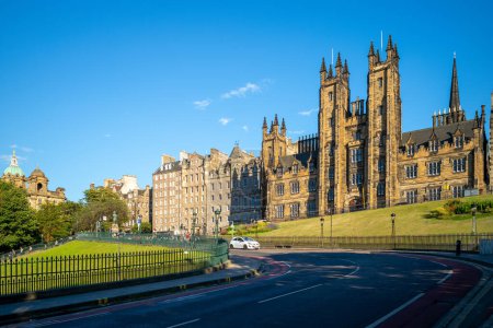 Photo for Skyline of edinburgh at mound and  assembly hall - Royalty Free Image