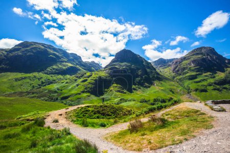 Téléchargez les photos : Paysage de Glencoe à Highland en Écosse, Royaume-Uni - en image libre de droit