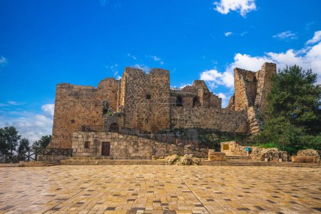 Foto de Castillo de Ajloun, Qa lat ar-Rabad, en el norte de Jordania - Imagen libre de derechos