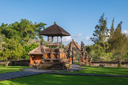 Photo for Pura Taman Ayun, a Balinese temple and garden in Mengwi subdistrict in Badung Regency, Bali, Indonesia. - Royalty Free Image