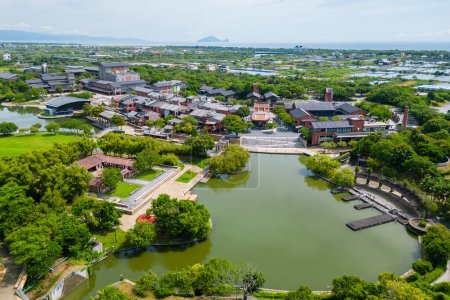 Photo for Aerial view of the National Center for Traditional Arts located in Yilan county, Taiwan - Royalty Free Image