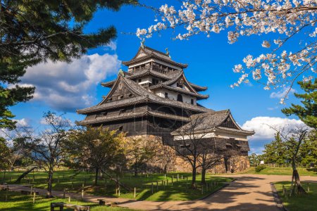 Photo for Main keep of Matsue castle located in Matsue city, Shimane, japan - Royalty Free Image