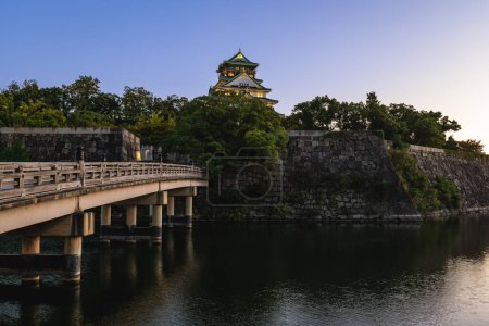 Foto de Torre principal, Tenshu, del castillo de Osaka en la ciudad de osaka, Japón - Imagen libre de derechos